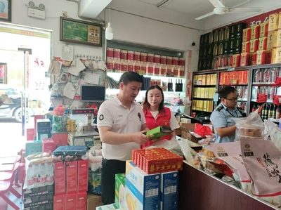 江塘鄉開展節前食品安全檢查，規范市場經營秩序